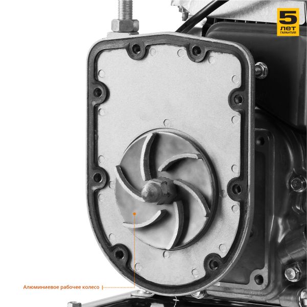 Мотопомпа бензиновая Зубр МПЧ-350-40 - фото