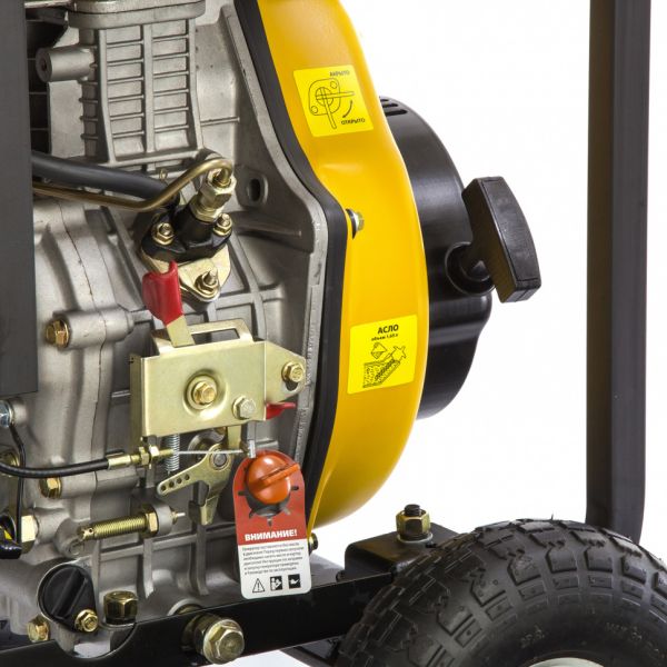 Генератор дизельный DENZEL DD6300Е - фото