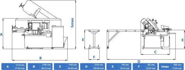 Станок ленточный автоматический PAR 280 M CUTERAL - фото