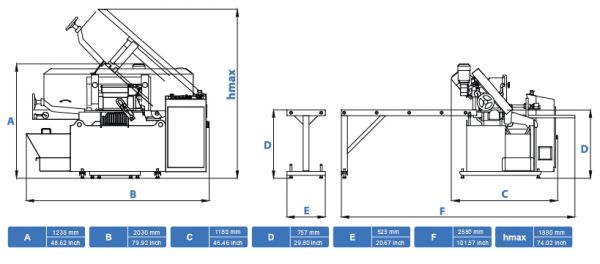 Станок ленточный автоматический PAR 280 CUTERAL - фото