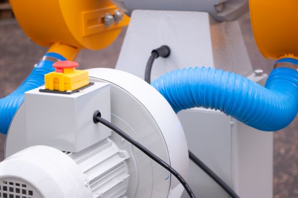 Двухдисковый шлифовальный станок с пылесосом VISPROM BKL-3000 - фото