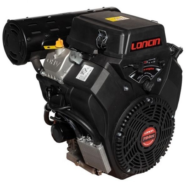 Двигатель Loncin LC2V80FD D25 20А ручной/электрозапуск - фото