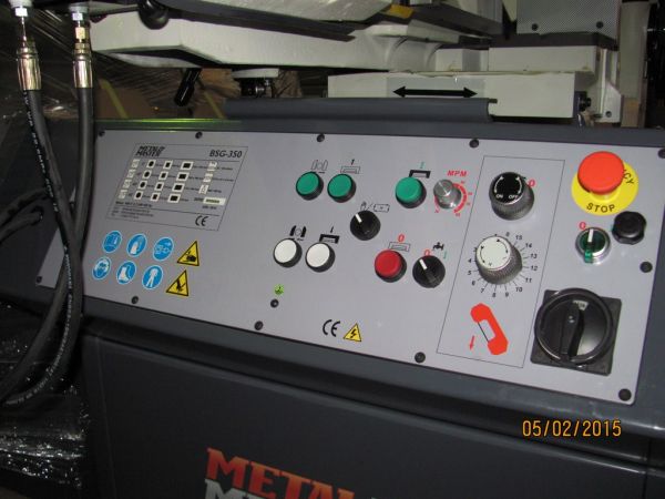 Полуавтоматическая ленточная пила по металлу Metal Master BSG 350 - фото