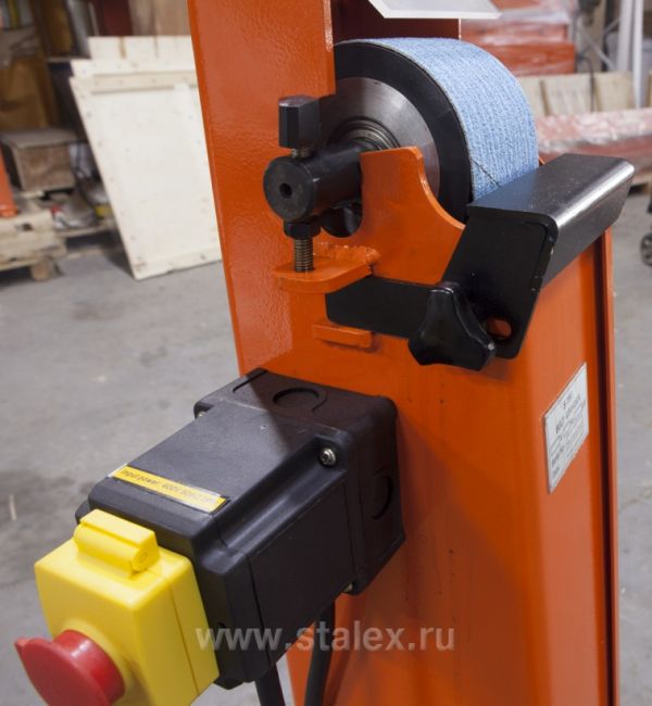 Станок ленточно-шлифовальный вертикальный Stalex S-75V - фото