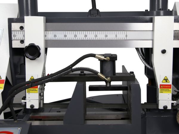 Двухколонный полуавтоматический ленточнопильный станок Metal Master MGH-300Z - фото