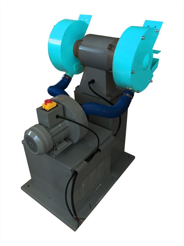 Двухдисковый шлифовальный станок с пылесосом AURA NM-300DC - фото