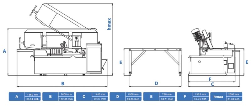Станок ленточный полуавтоматический PSM 350 M CUTERAL - фото