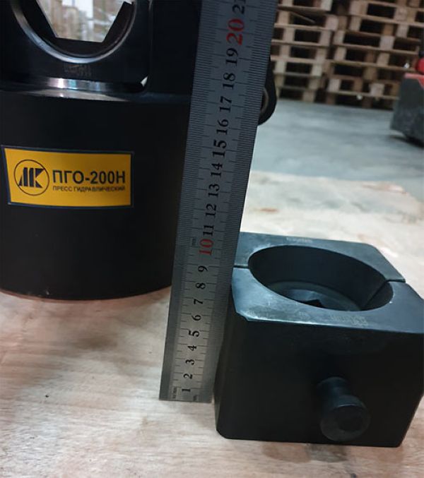 Пресс гидравлический ПГО-200Н (630 - 1440 мм2), усилие 200 тонн - фото