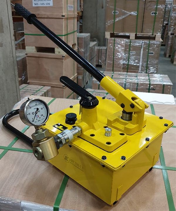 Насос ручной гидравлический НРГ 700-25.0-1 (700бар, 25.0л), двухступенчатый - фото