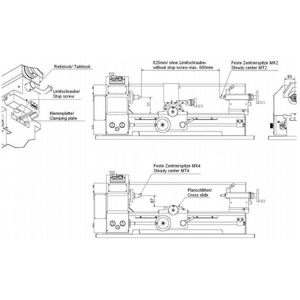 Станок токарный Optimum OPTIturn TU 2807V Vario - фото