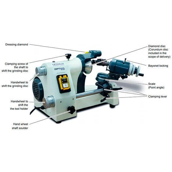 Станок для заточки сверл Optimum OPTIgrind GH 20T - фото