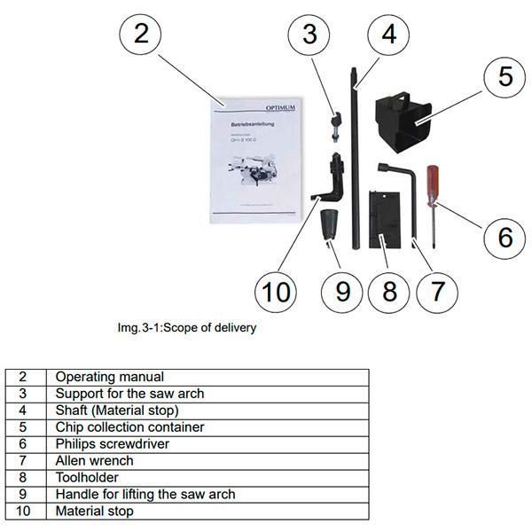 Ленточная пила по металлу Optimum OPTIsaw S 100G - фото