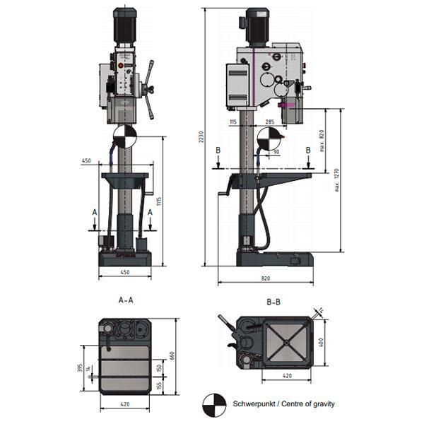 Станок сверлильный Optimum OPTIdrill DH 32GSV - фото