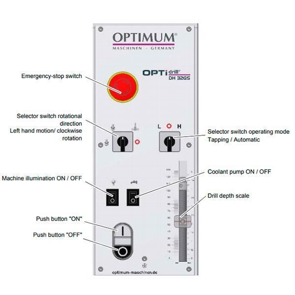 Станок сверлильный Optimum OPTIdrill DH 32GS - фото