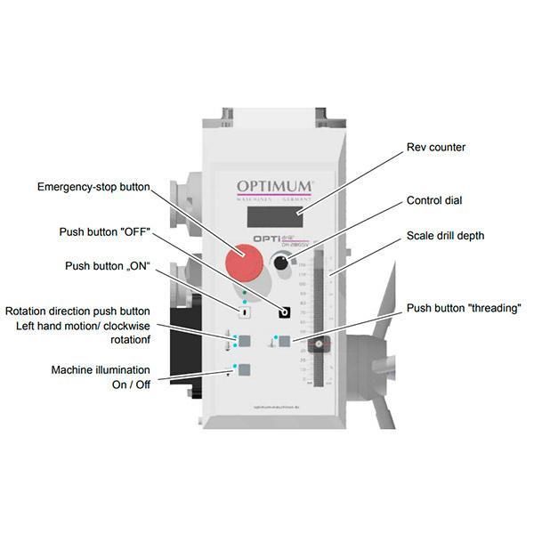 Станок сверлильный Optimum OPTIdrill DH 28GSV - фото