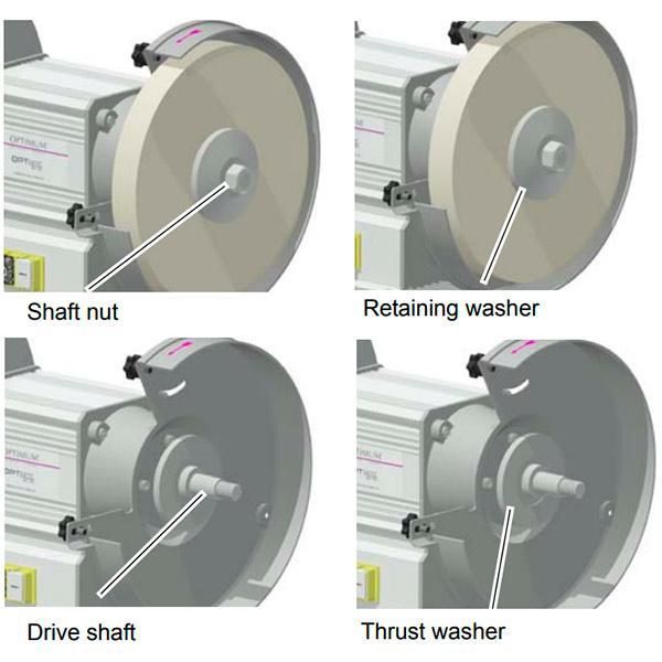 Точильно-шлифовальный станок Optimum OPTIgrind GU 25S - фото