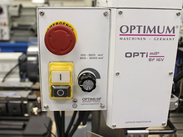 Фрезерный станок Optimum OPTImill BF 16Vario - фото
