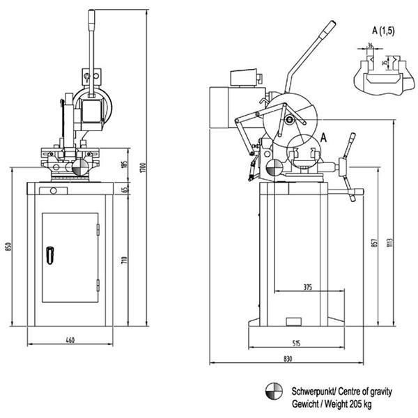 Машина отрезная Optimum OPTIsaw CS 275 - фото