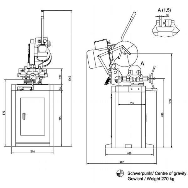 Машина отрезная Optimum OPTIsaw CS 315 - фото