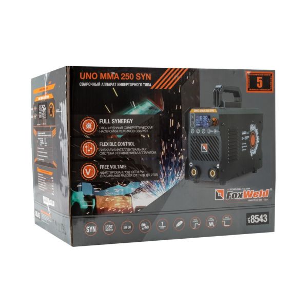 Сварочный инвертор FoxWeld UNO MMA 250 SYN - фото
