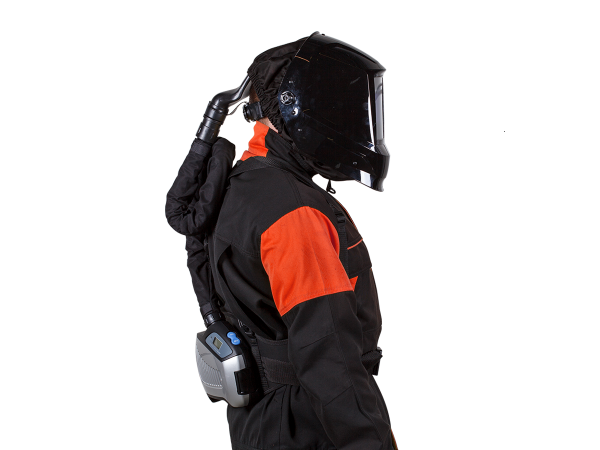 Маска сварщика Сварог AS-4001F Хищник с устройством подачи воздуха Р-1004 - фото