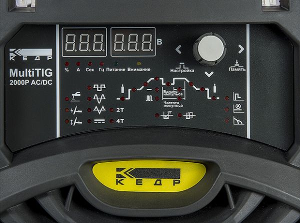 Аппарат аргонодуговой сварки КЕДР MULTITIG-2000P AC/DC, 220В, с горелкой - фото