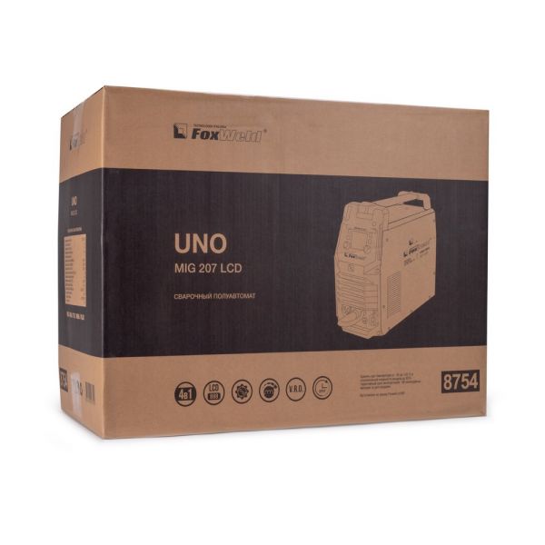 Сварочный полуавтомат FoxWeld UNO MIG 207 LCD - фото