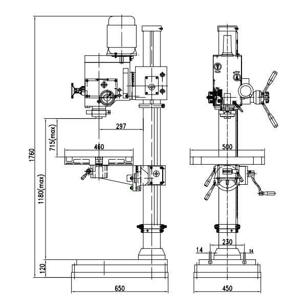 Станок сверлильный Optimum OPTIdrill DH 40GP - фото