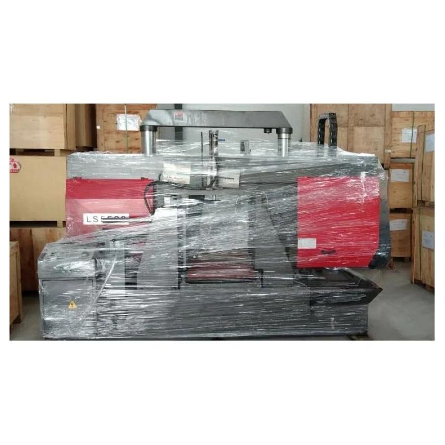 Двухколонный полуавтоматический ленточнопильный станок MetMachine LS5560 - фото