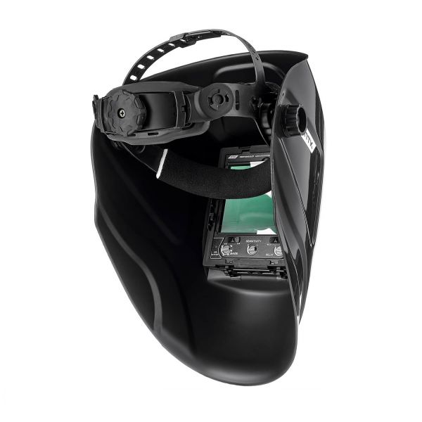 Маска сварщика хамелеон F10 (SK600 TC) чёрная - фото