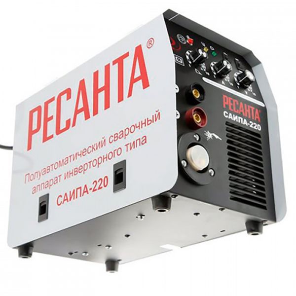 Сварочный аппарат инверторный полуавтоматический Ресанта САИПА- 220 - фото