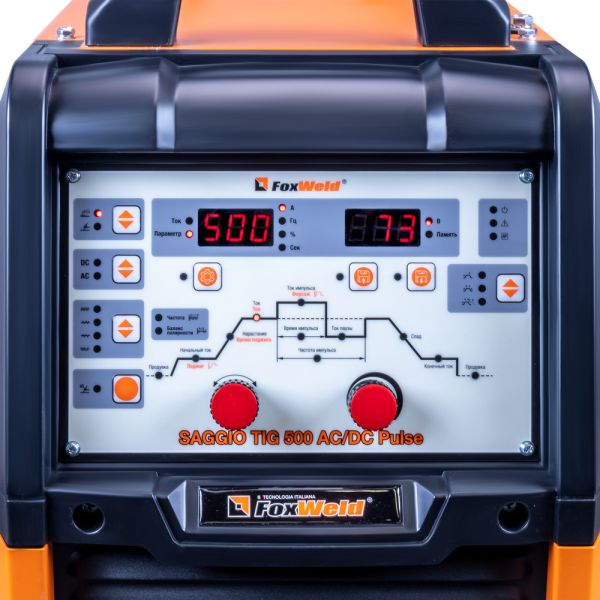 Аппарат аргонодуговой сварки FoxWeld SAGGIO TIG 500 AC/DC PULSE - фото