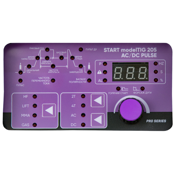 Аппарат аргонодуговой сварки START 205 modelTIG AC/DC TIG PULSE - фото