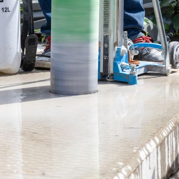 Установка алмазного бурения Diamaster DTM405S мотор + DRT650 стойка с наклоном - фото