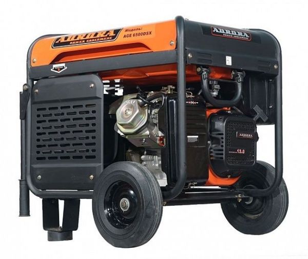 Генератор бензиновый Aurora AGE 6500 DSX - фото