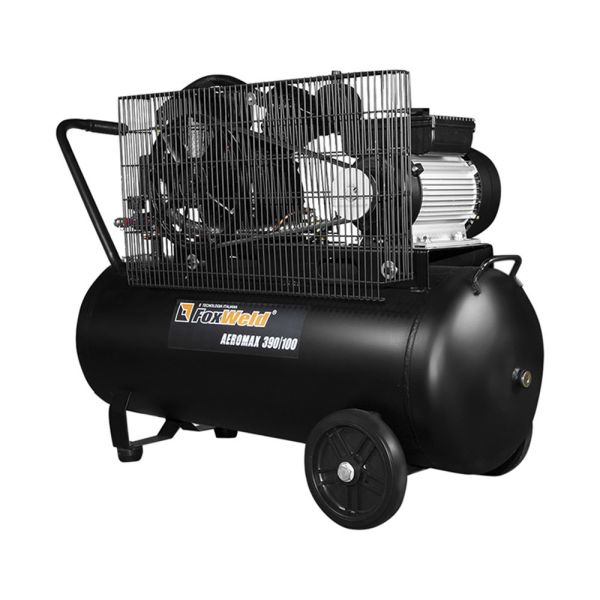 Компрессор с ременной передачей AEROMAX 390/100 - фото