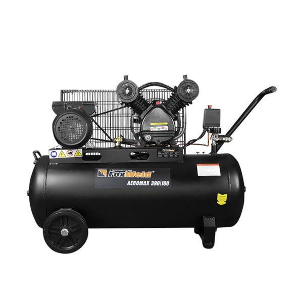 Компрессор с ременной передачей AEROMAX 390/100 - фото