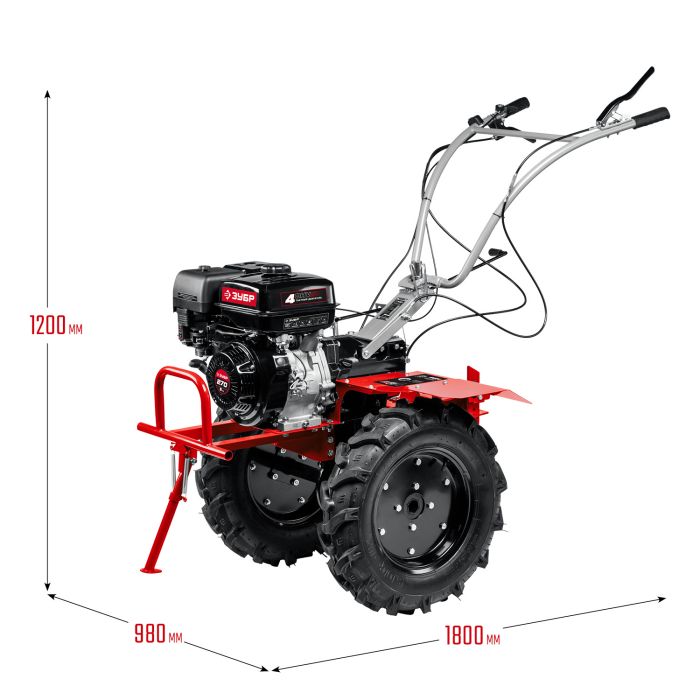 Мотоблок Зубр МТШ-600 с ВОМ - фото