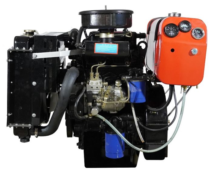 Двигатель дизельный Habert H2110D - фото