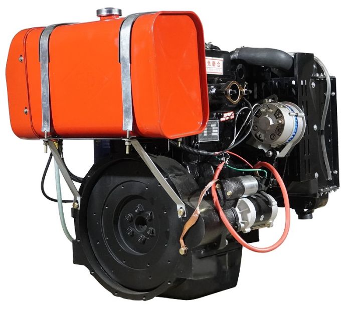 Двигатель дизельный Habert H2110D - фото