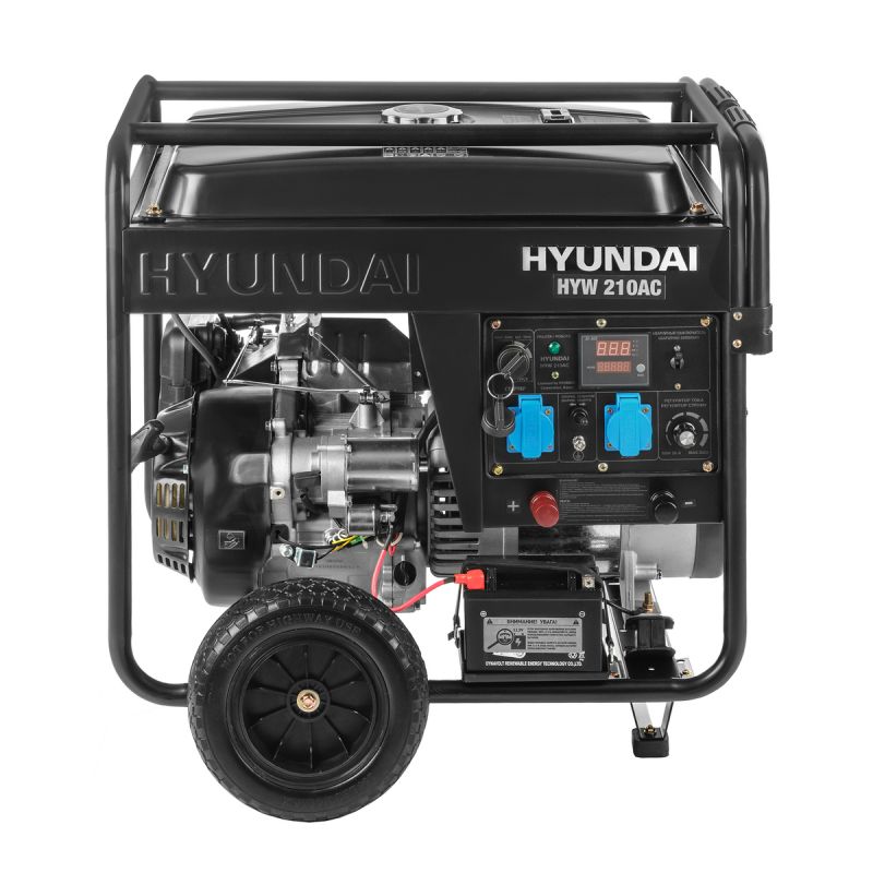 Генератор сварочный бензиновый Hyundai HYW 210AC - фото