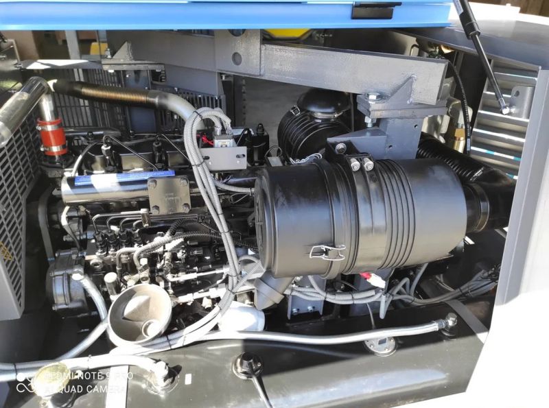 Дизельный передвижной компрессор Borey 55-7F - фото