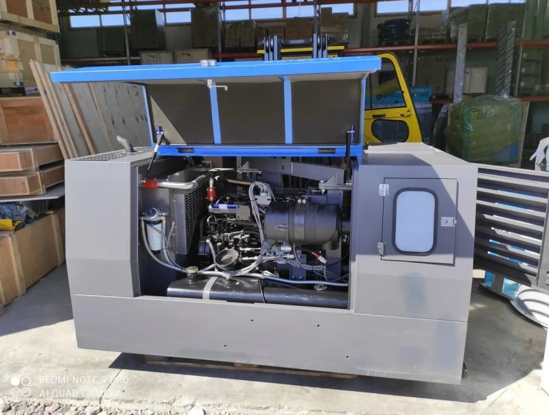 Дизельный передвижной компрессор Borey 55-7F - фото