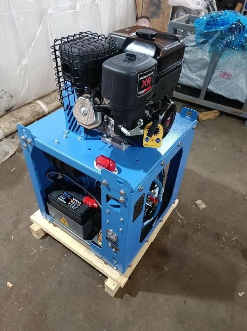 Бензиновый передвижной компрессор Borey 11-7B - фото