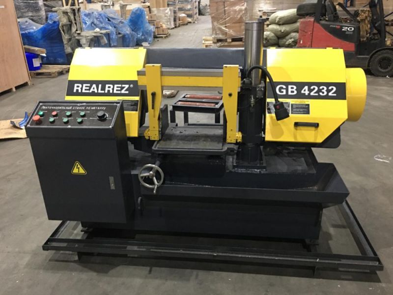 Станок ленточный полуавтоматический REALREZ GB4232 - фото