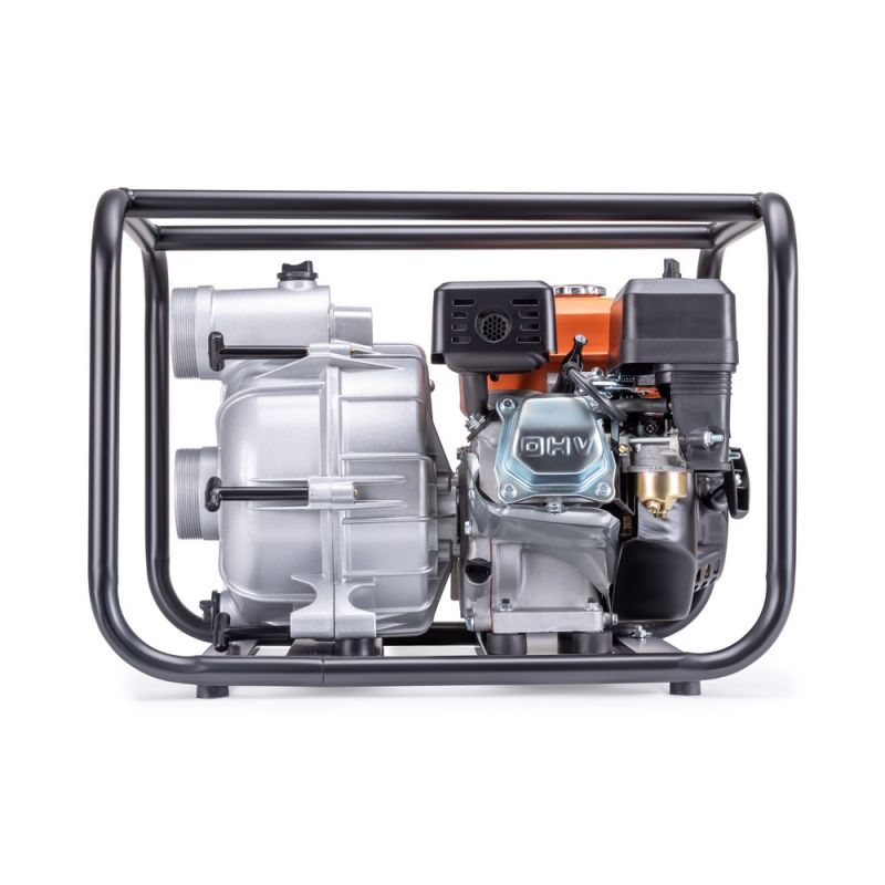 Мотопомпа бензиновая FoxWeld 1350T80 для грязной воды - фото