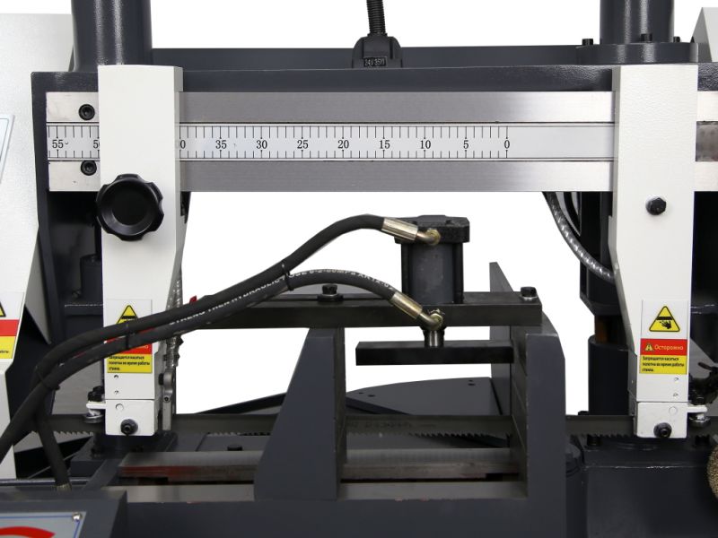 Двухколонный полуавтоматический ленточнопильный станок Metal Master MGH-400Z - фото