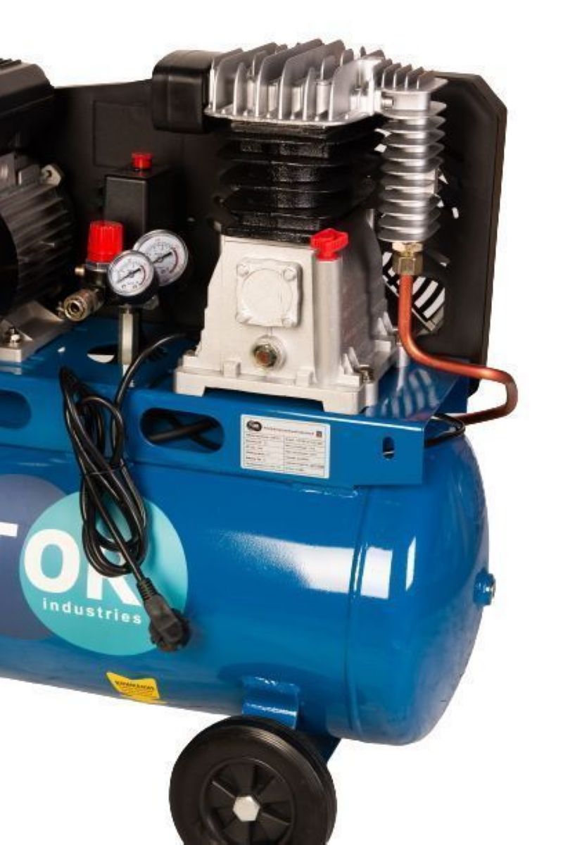 Компрессор с ременной передачей TOR OBL 50-10-2,2 220V - фото