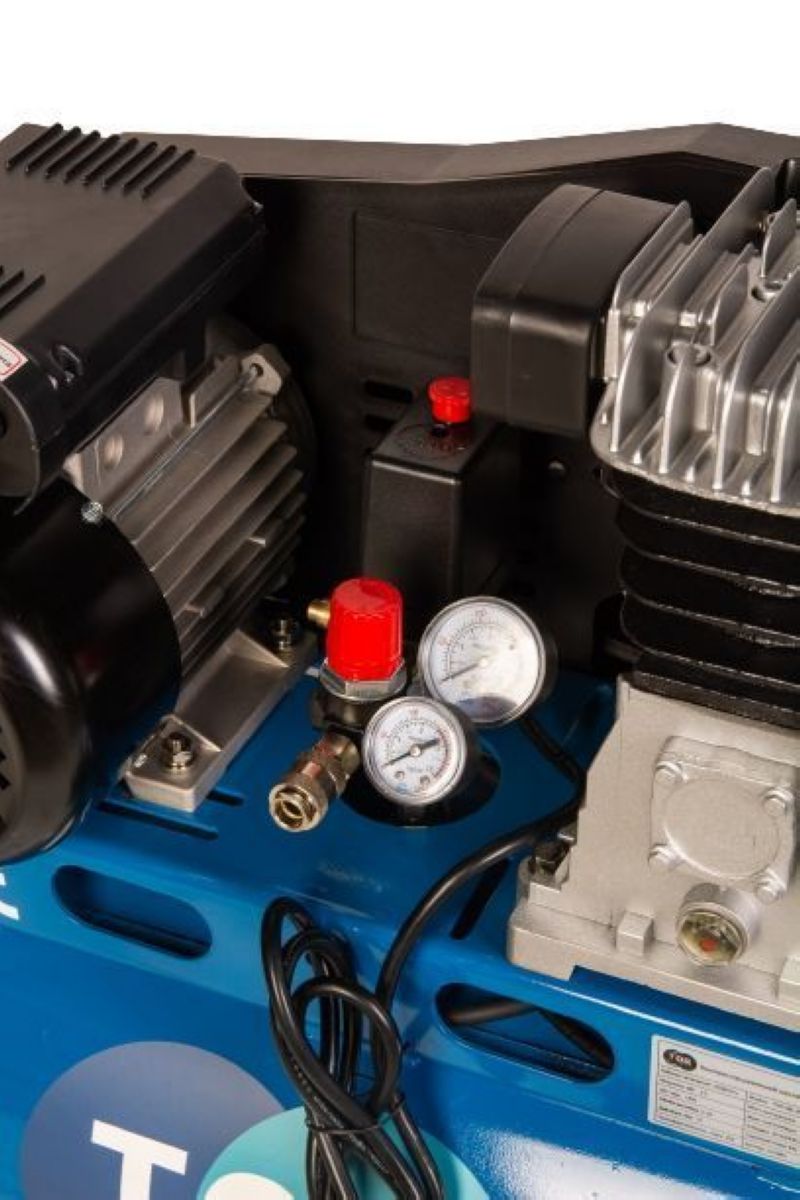 Компрессор с ременной передачей TOR OBL 50-10-2,2 220V - фото