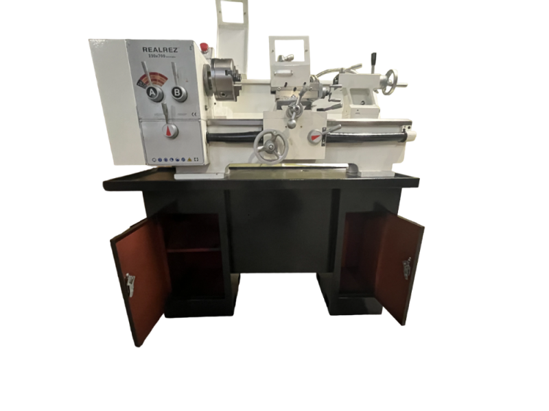 Станок токарный REALREZ 330X700 220V (УЦИ+СОЖ) - фото